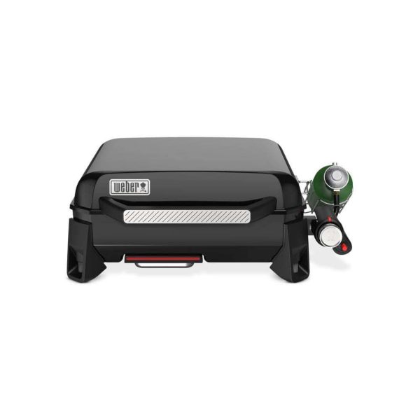 Traveler Griddle 1-Burner Propane Gas Portable in. Flat Top Grill in Black