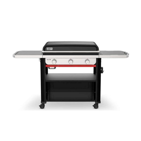 Slate Griddle 3-Burner Propane Gas 30 in. Flat Top Grill in Black